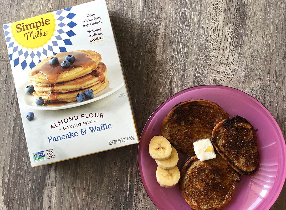 simple mills pancakes box mix