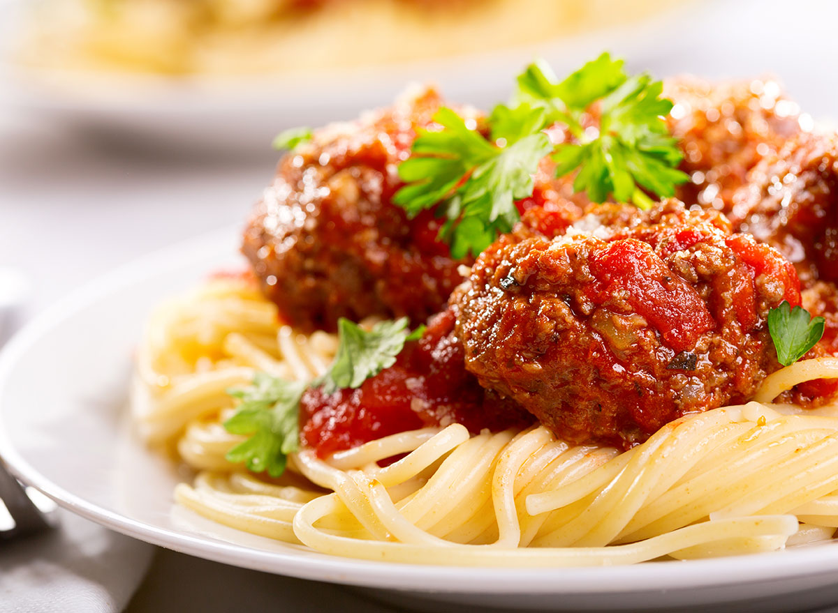 spaghetti and meatballs