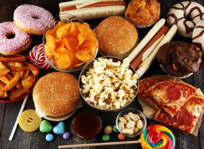 unhealthy junk food