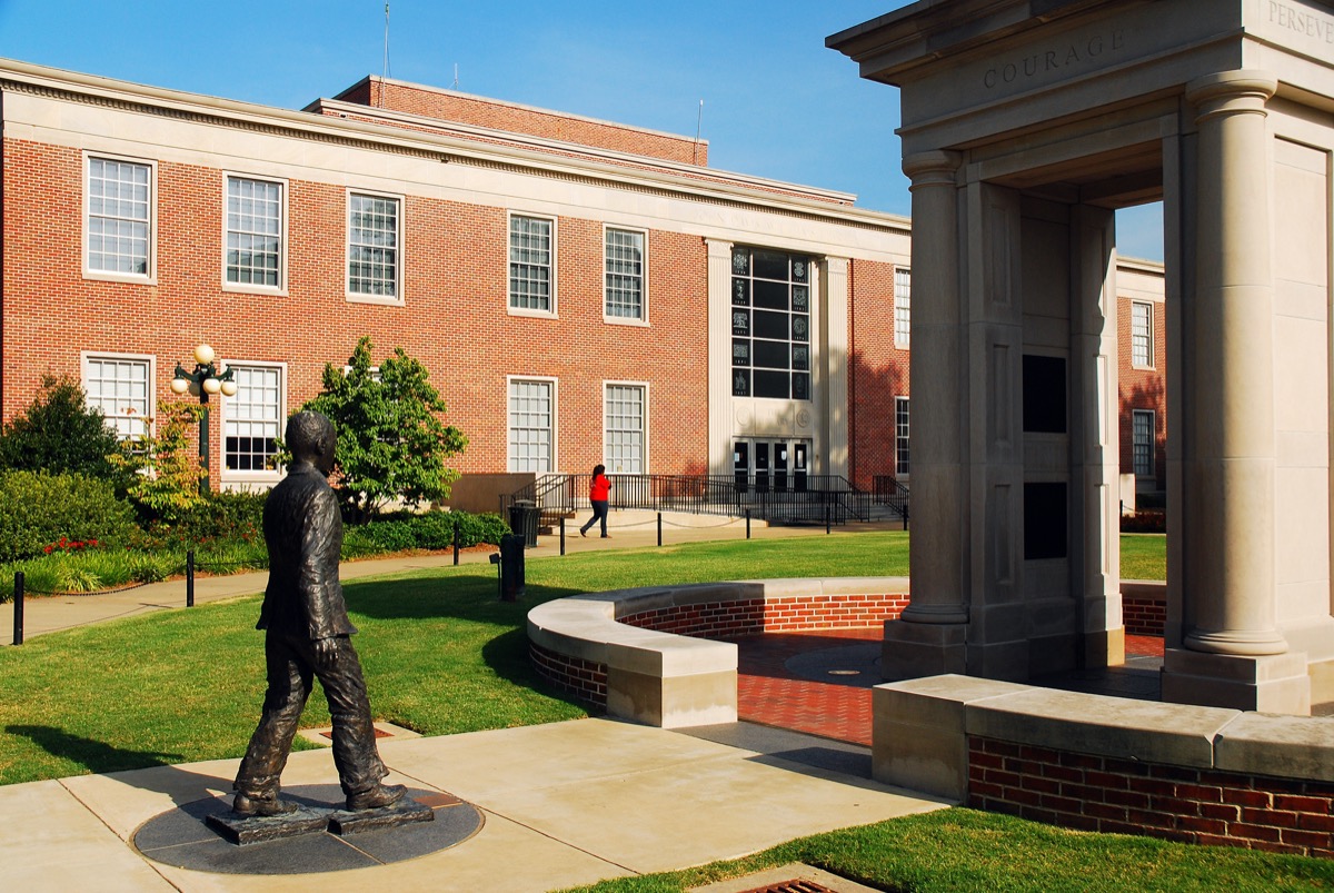 University of Mississippi, stands in Oxford, Mississippi