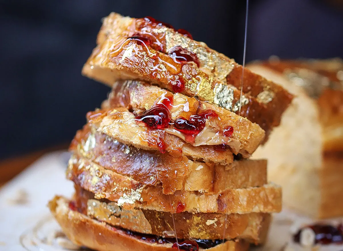 worlds most expensive peanut butter and jelly sandwich
