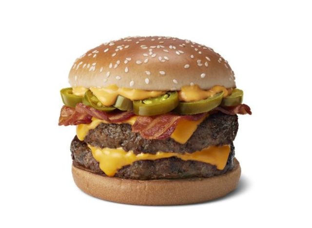 McDonald's jalapeno cheddar double