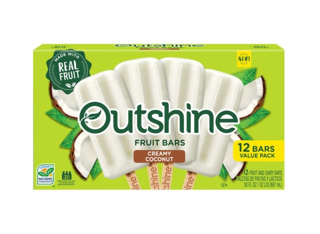 Outshine creamy coconut fruit bars