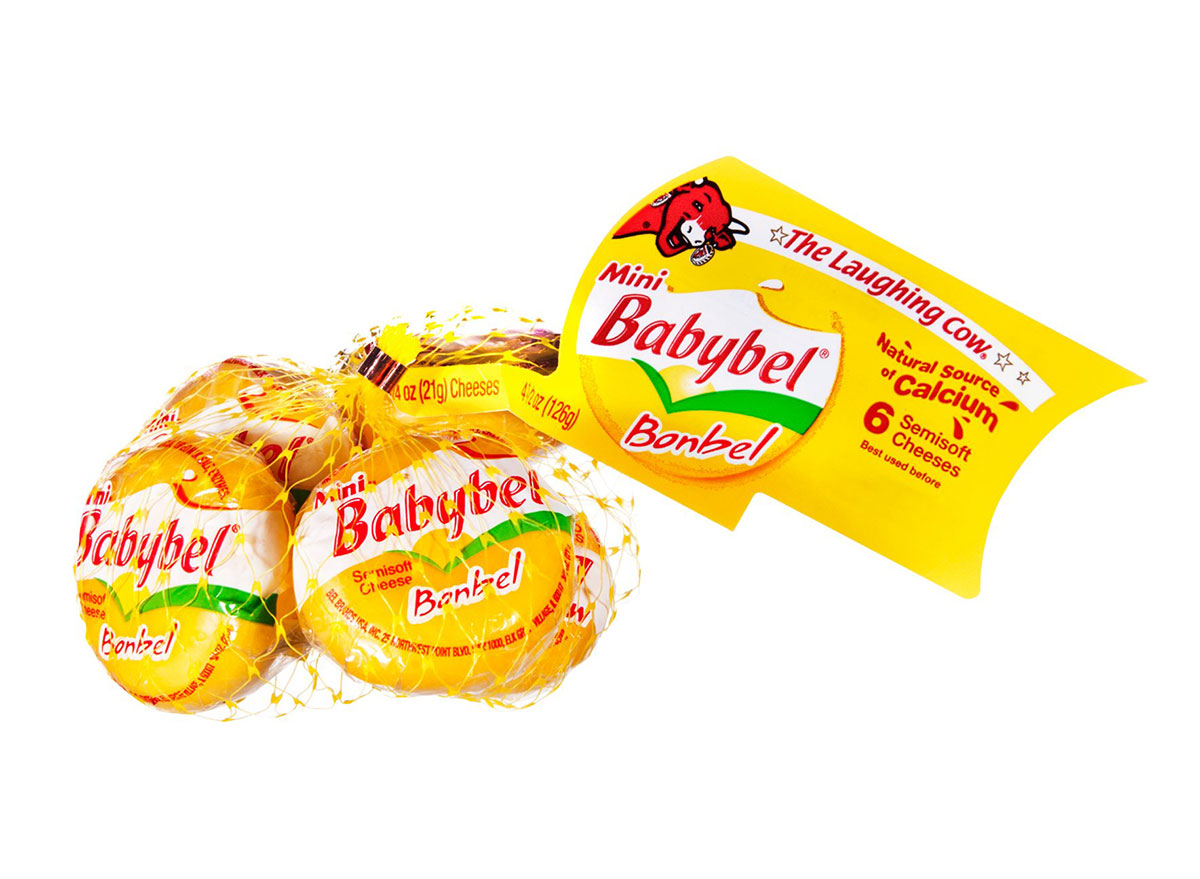 babybel yellow cheese