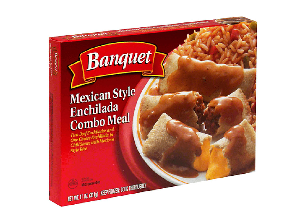 banquet mexican style enchilada