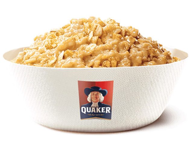 burger king maple oatmeal