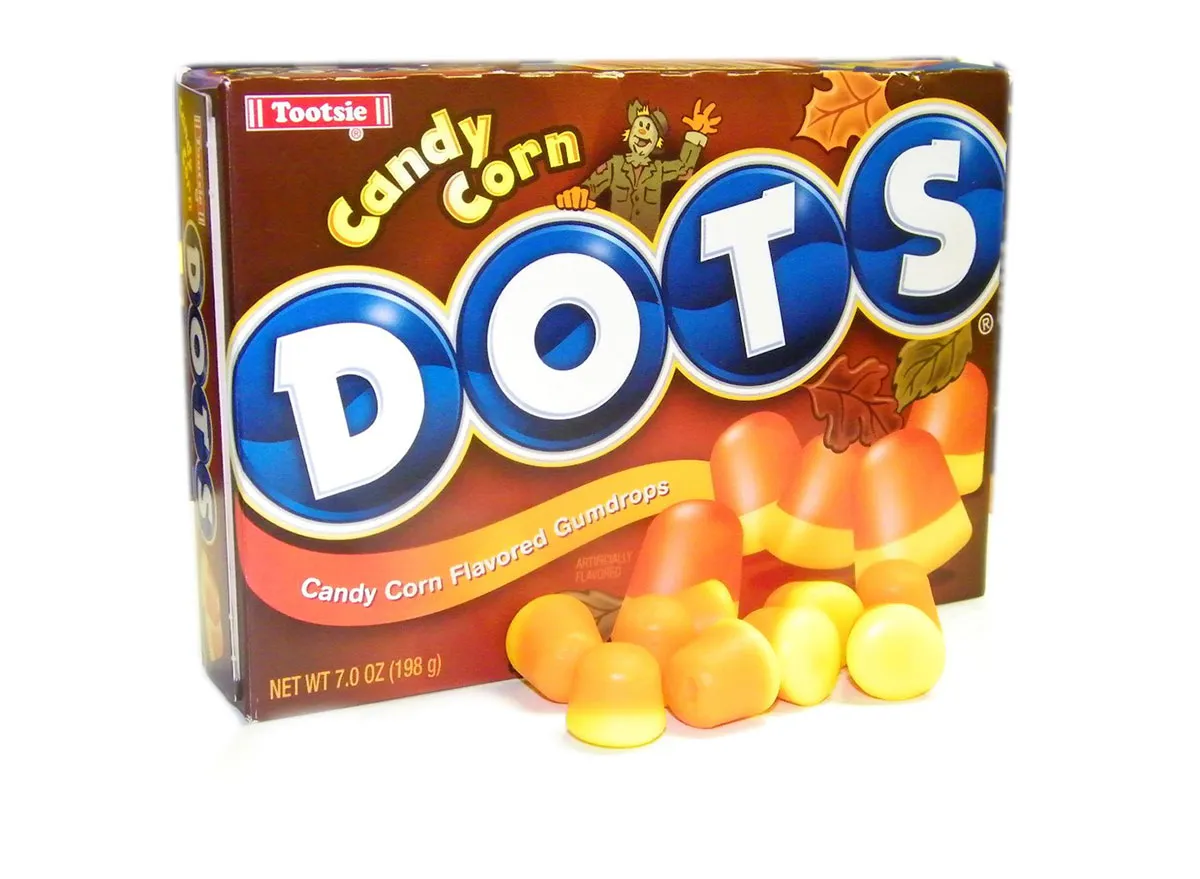 candy corn dots candy