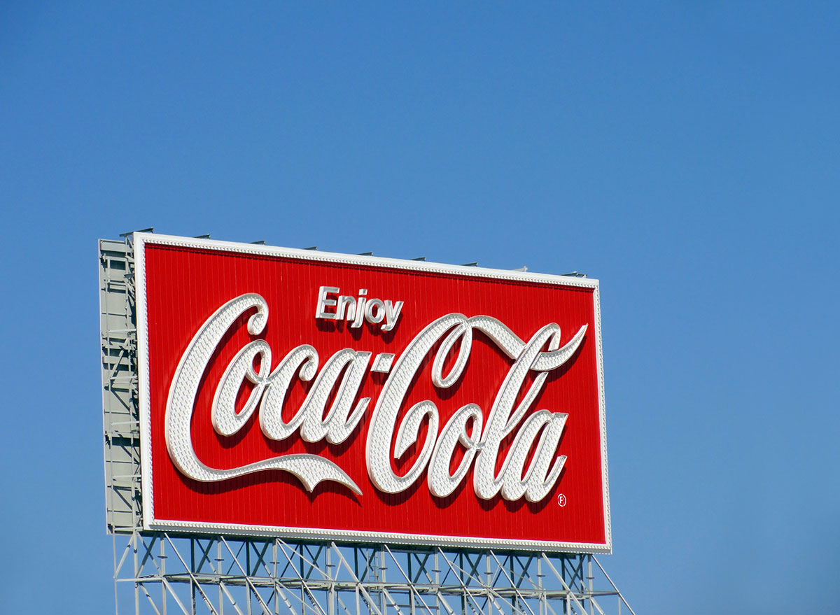 coca cola sign