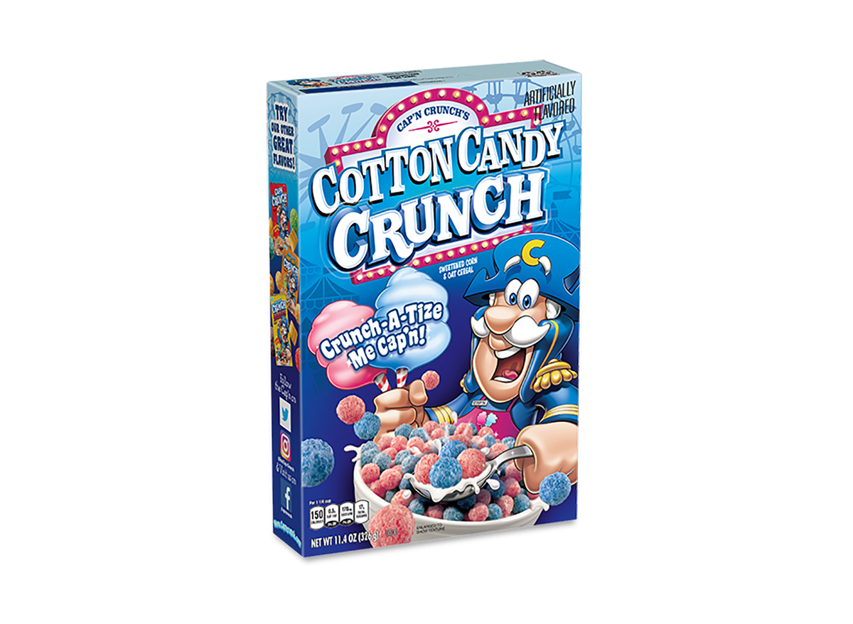 capn crunch cotton candy crunch cereal