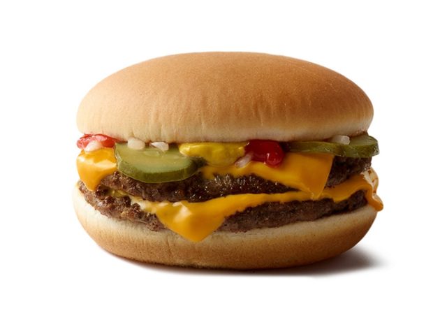double cheeseburger mcdonalds