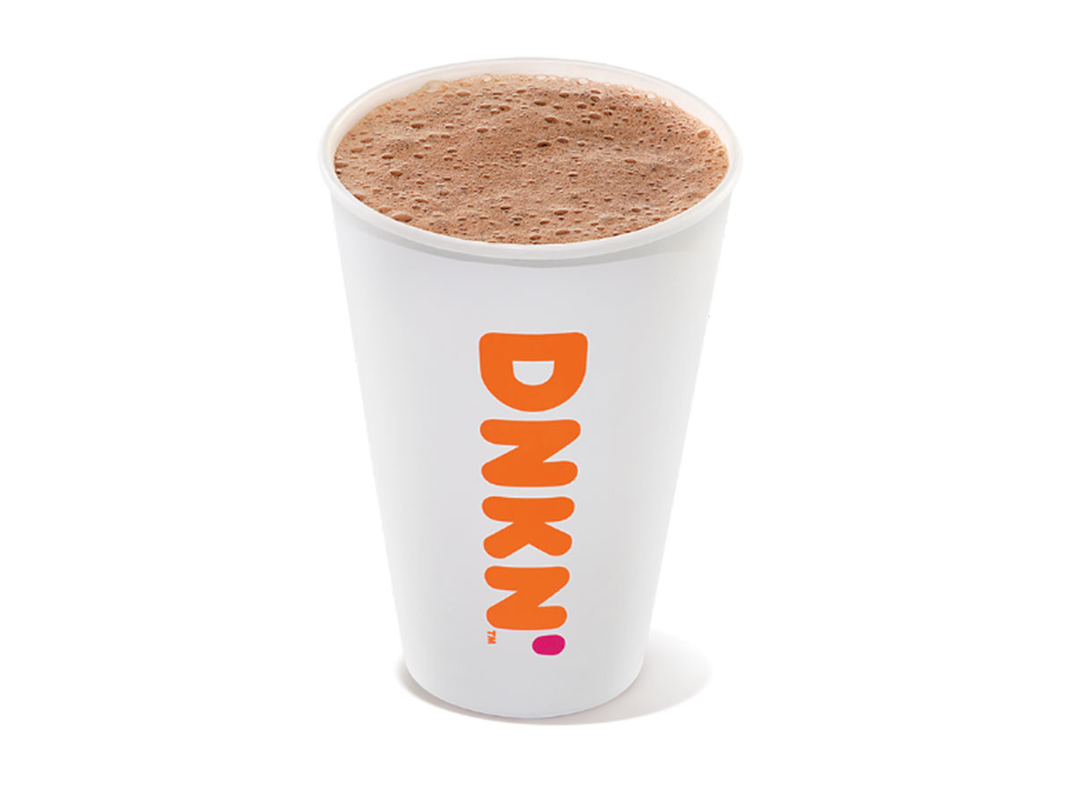 dunkin hot chocolate