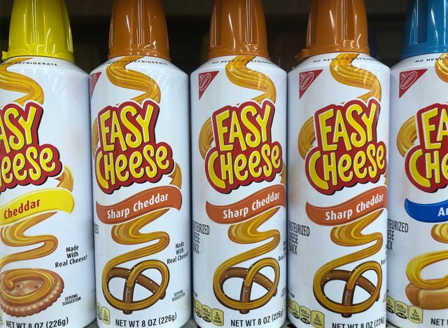 cans of easy cheese