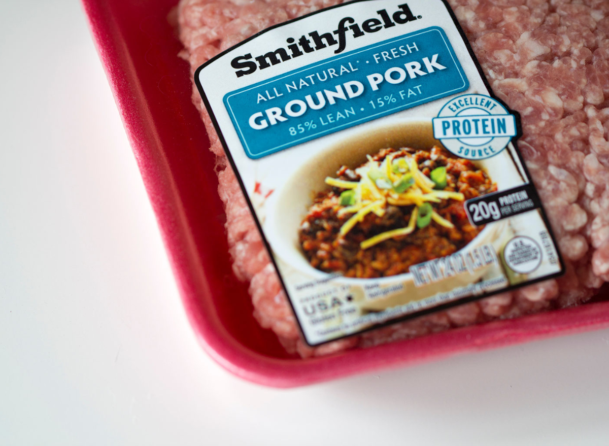 ground pork