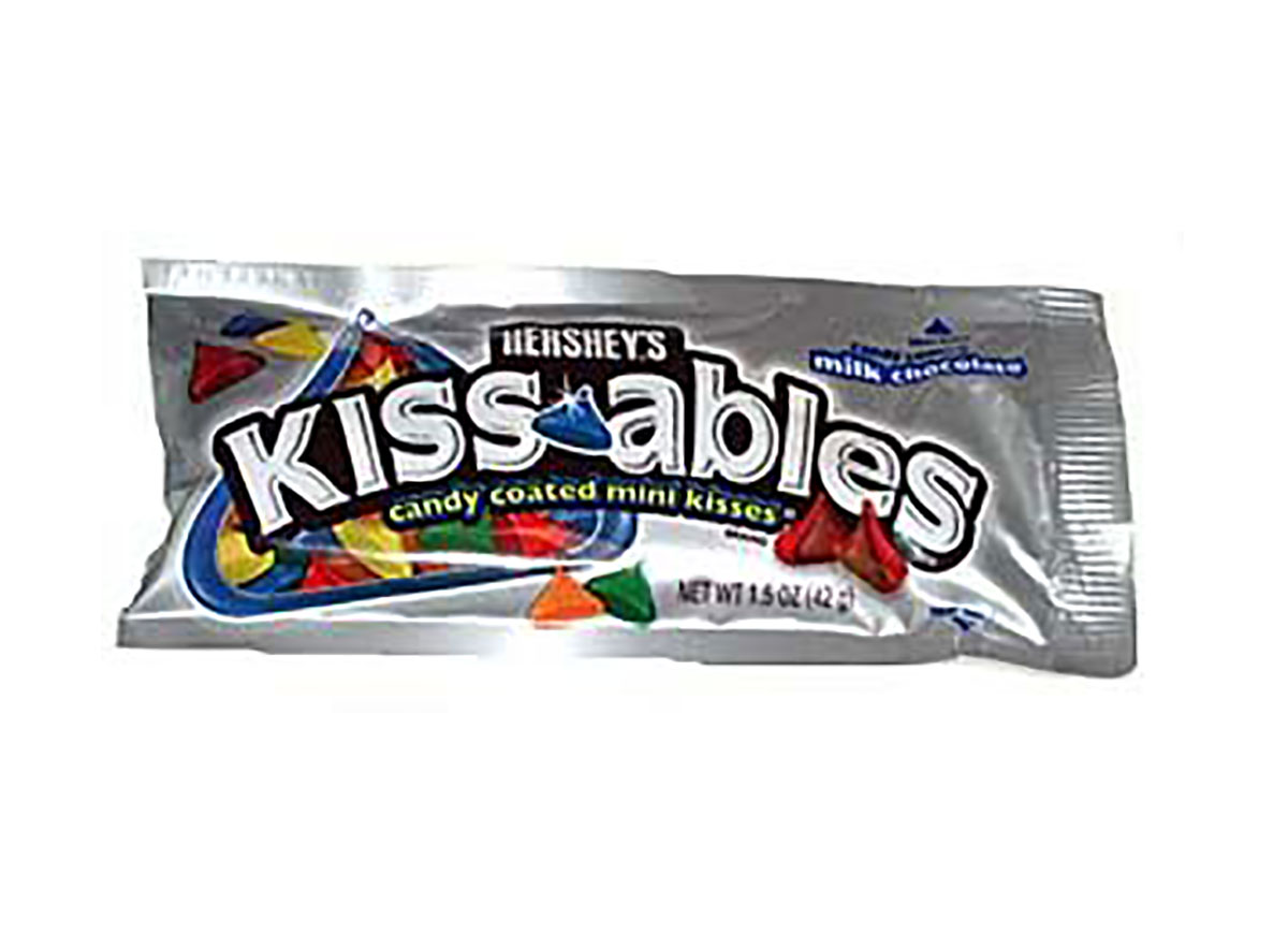 bag of hersheys kissables candy