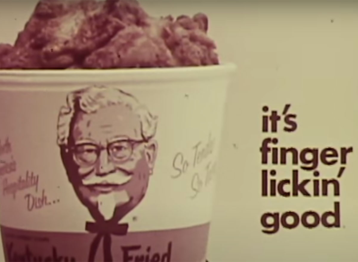 kfc vintage ad