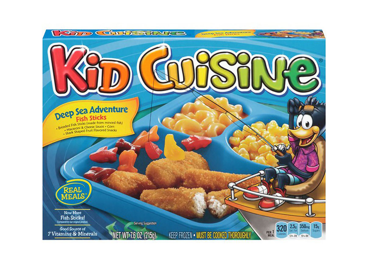 kid cuisine fish sticks frozen dinner