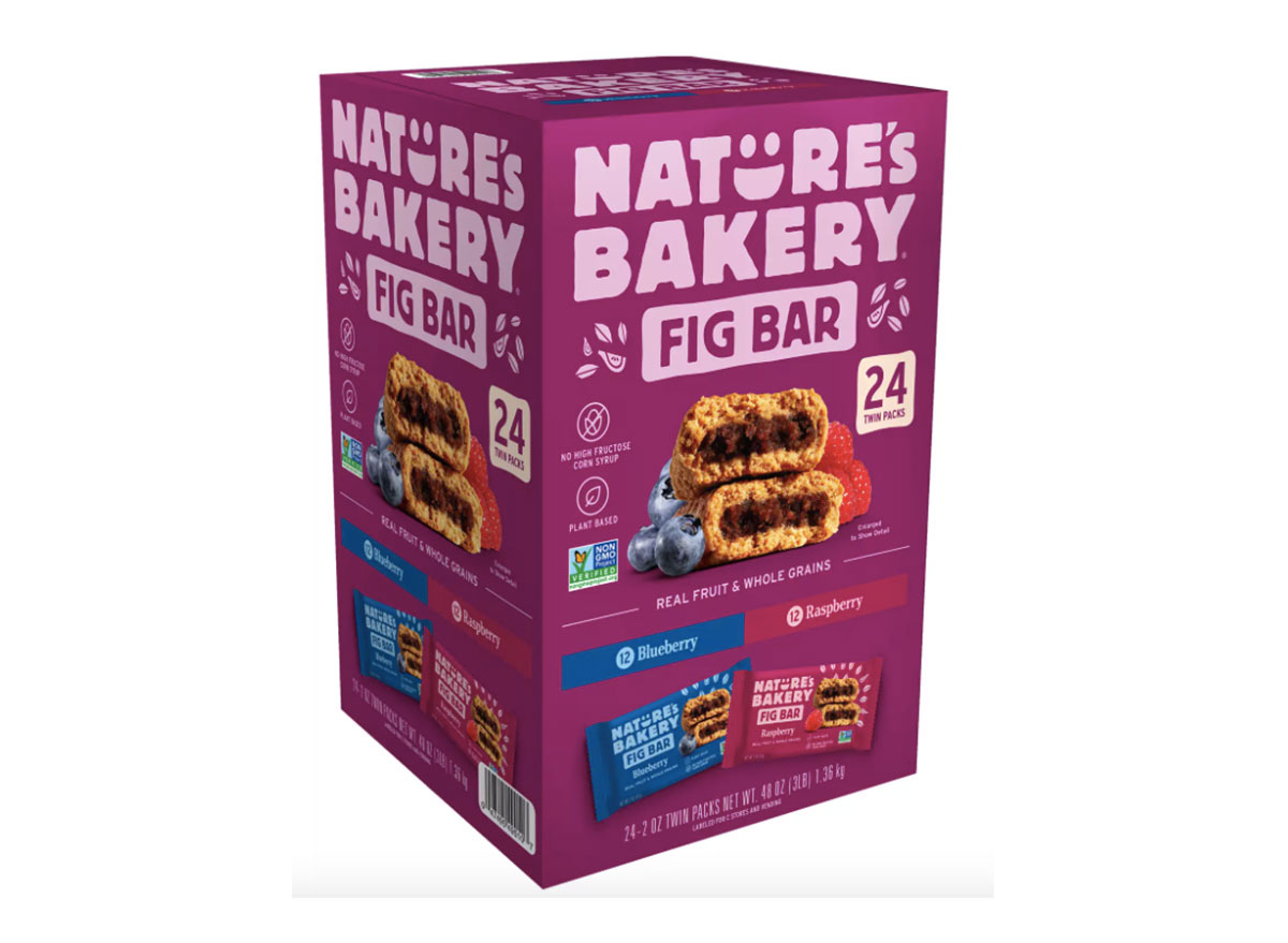 box of natures bakery fig bars