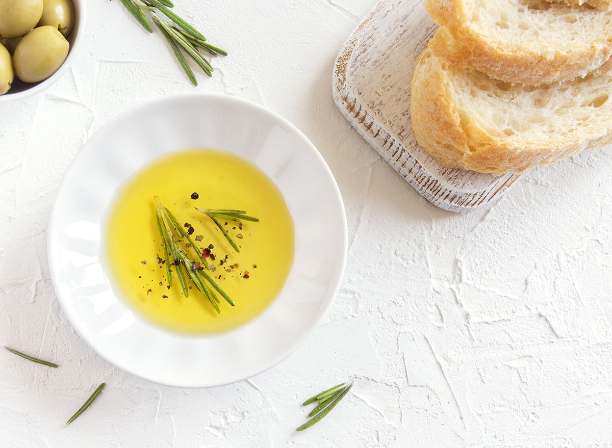 oil and rosemary