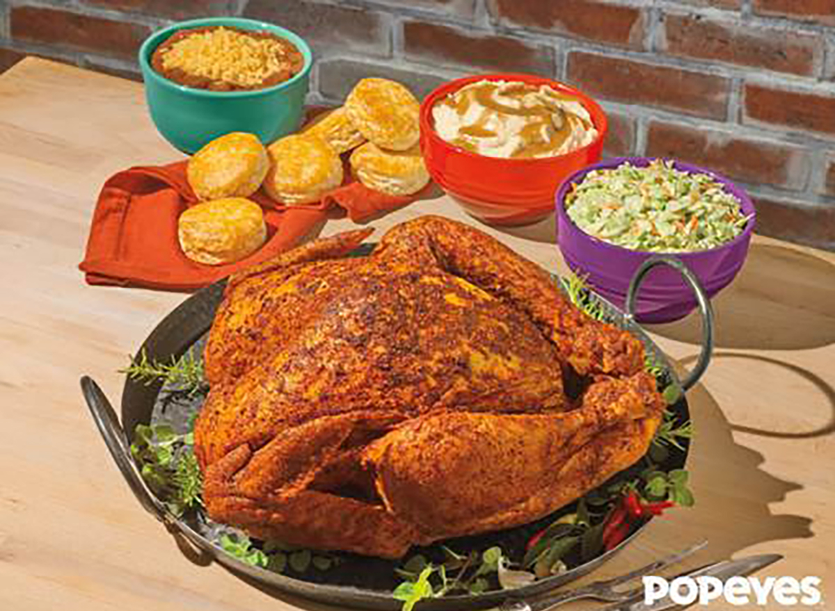 Popeyes Is Bringing Back This Beloved Holiday Menu Item Eat This Not That Popeyes Holiday Feast 2022