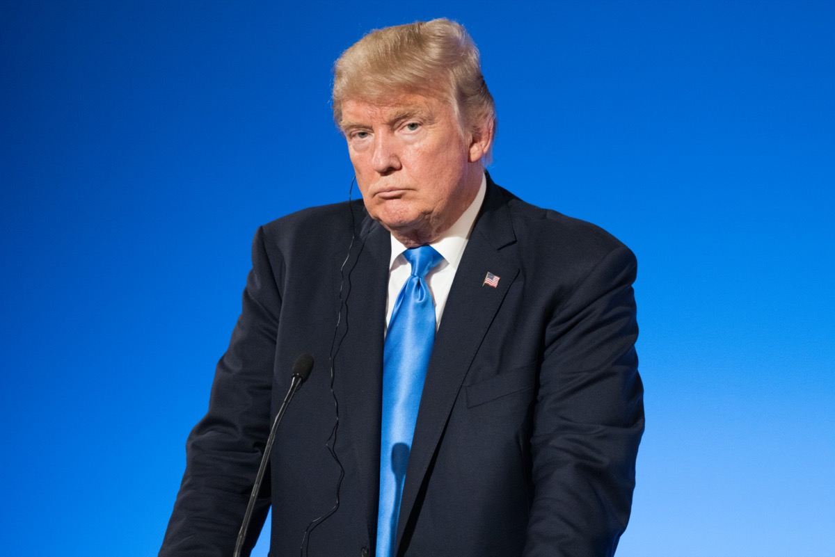 The President of United States of America Donald Trump