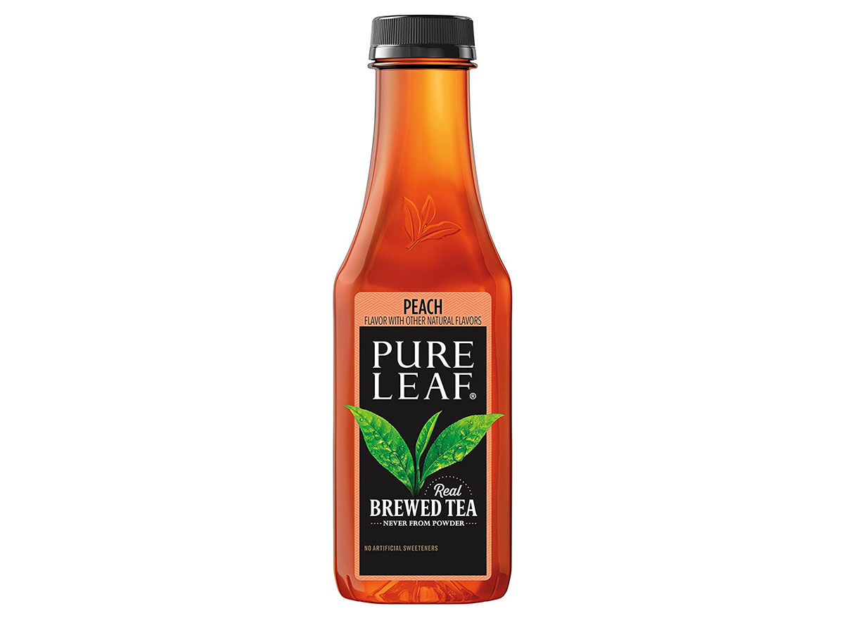 pure leaf peach tea