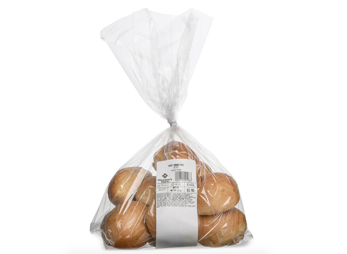 package of sams club dinner rolls