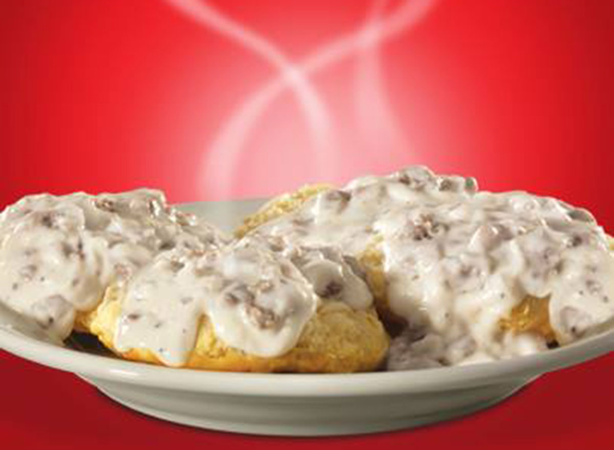 steak n shake biscuits gravy