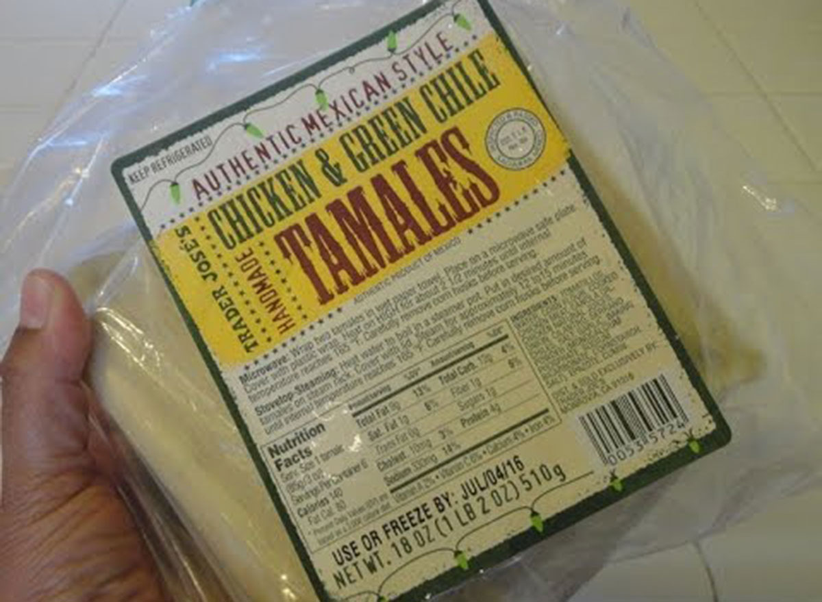 trader joes green chile tamales