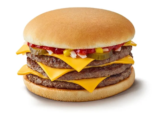 triple cheeseburger