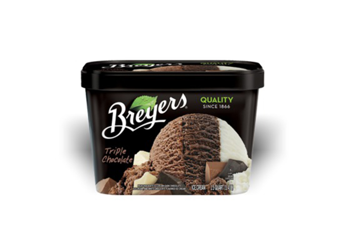 triple chocolate ice cream breyer's