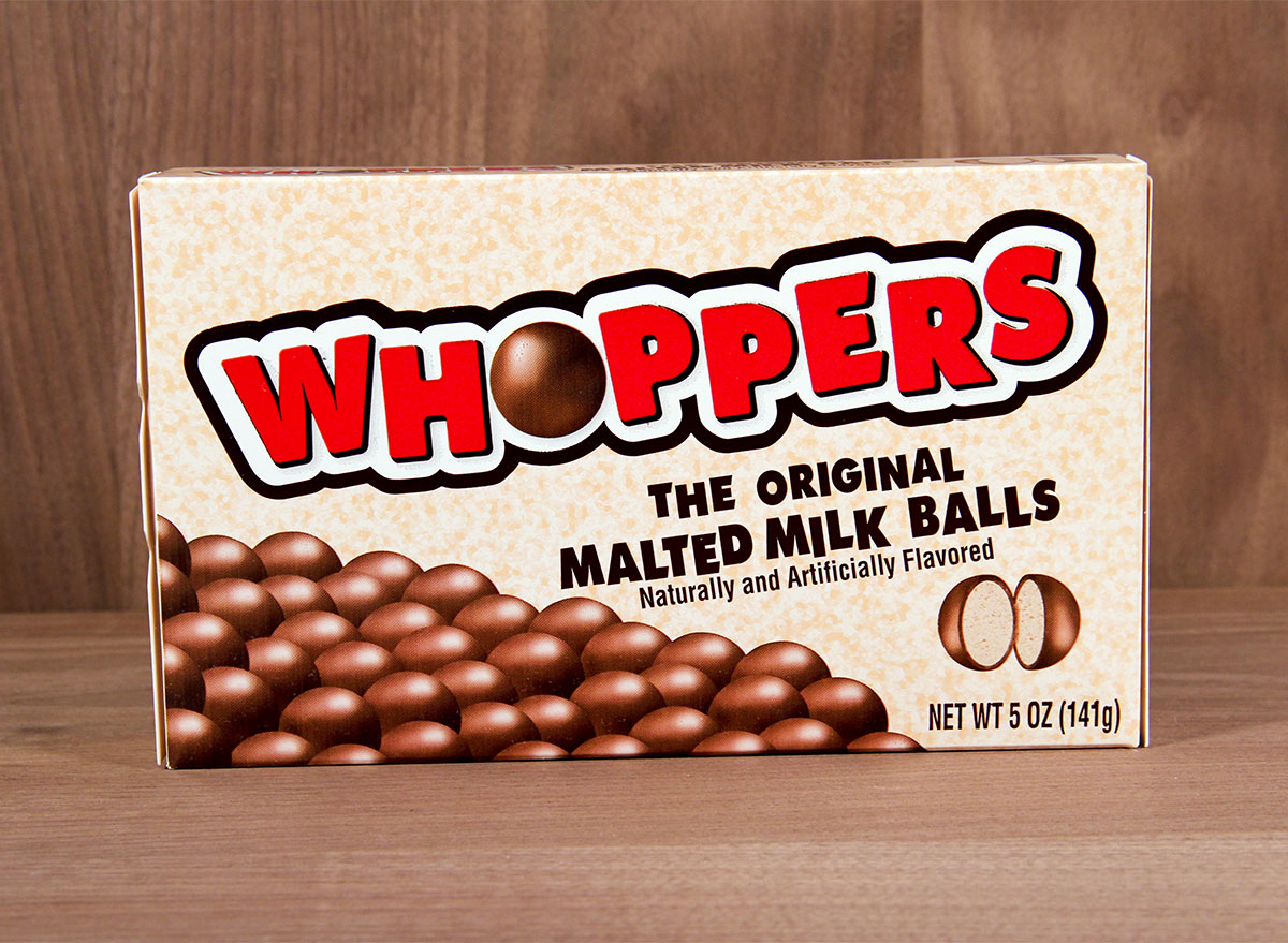 box of whoppers candy