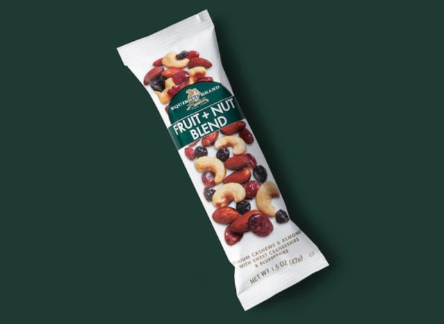 Squirrel Brand Fruit and Nut mix from Starbucks