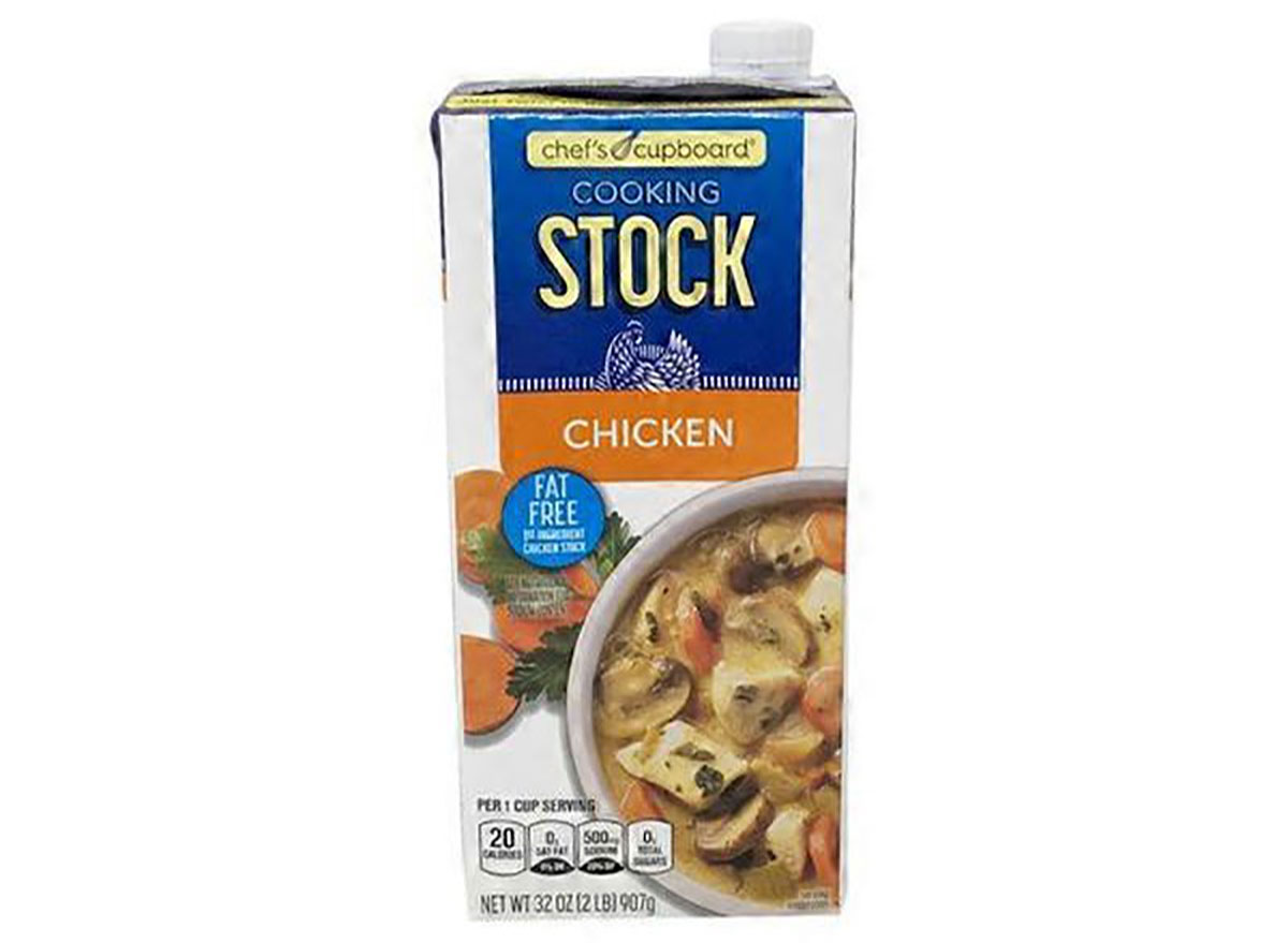 chicken stock carton from aldi