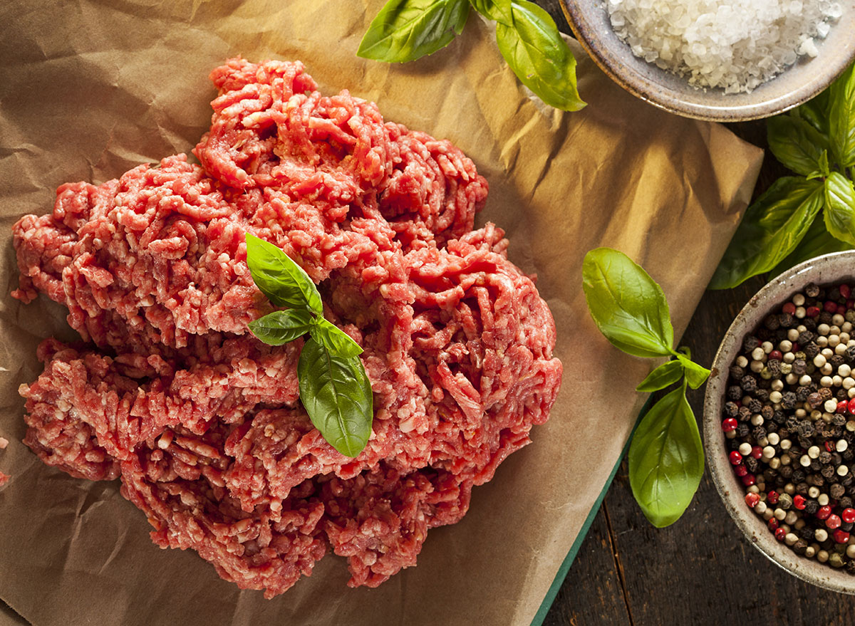 grass fed ground beef