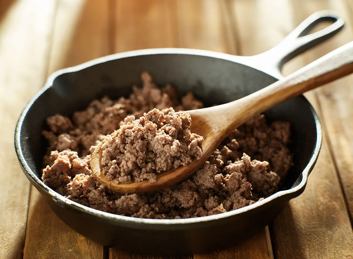 What Happens When You Eat Ground Beef, Says Science