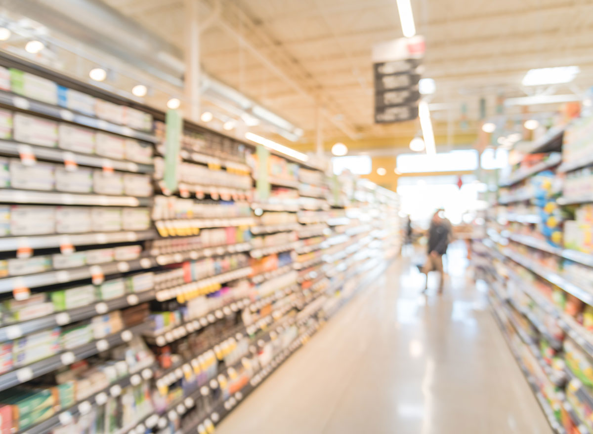 health food aisle