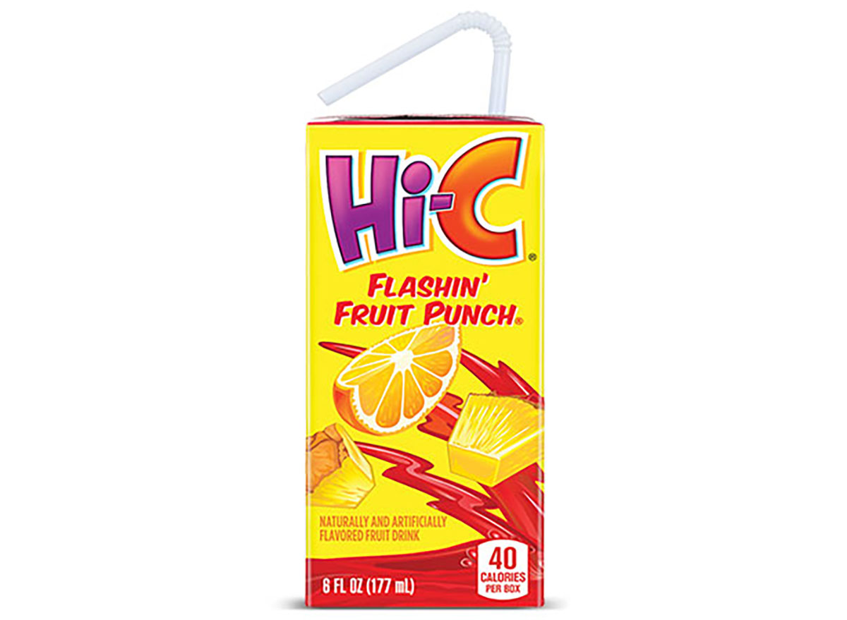 container of hi c fruit punch