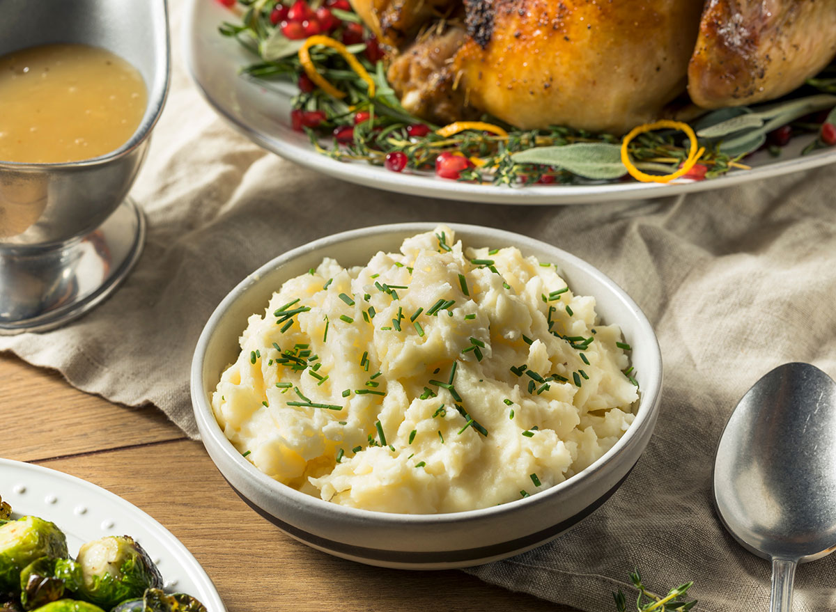 mashed potatoes thanksgiving