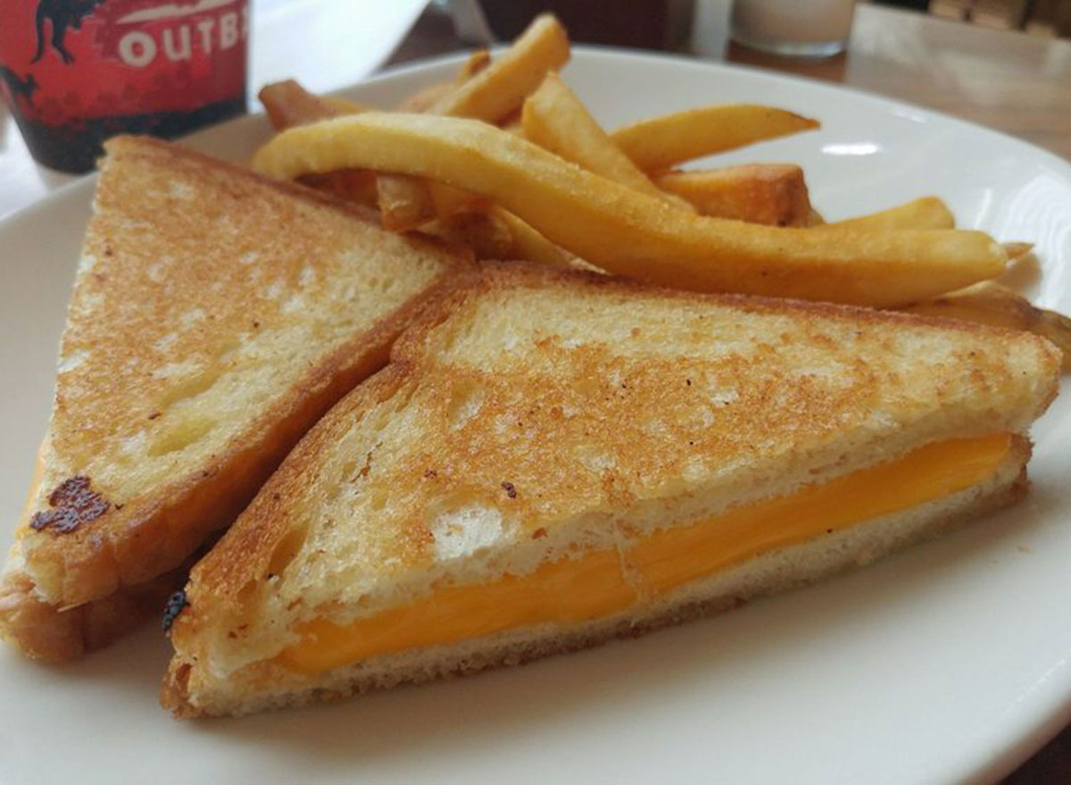 outback steakhouse grilled cheese