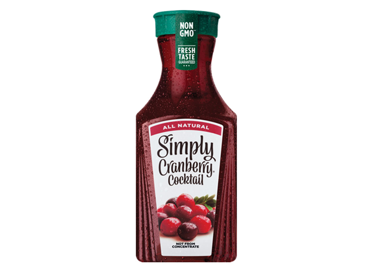 simply cranberry cocktail