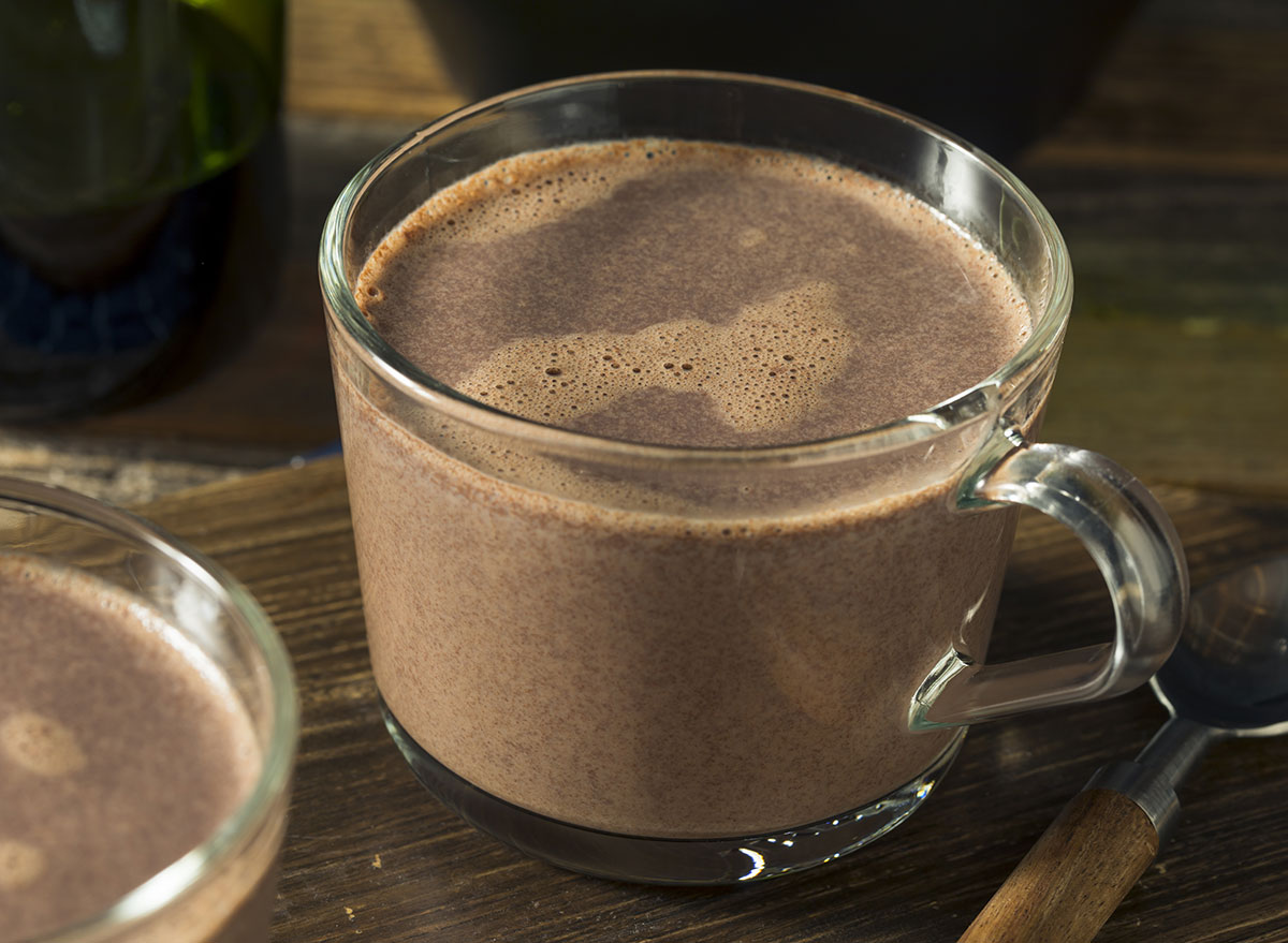 spiked hot chocolate