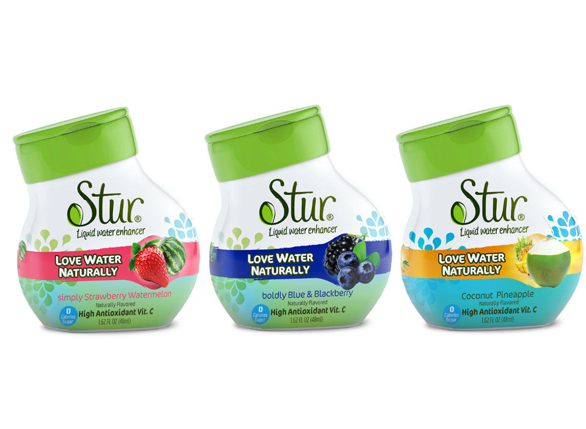 Stur Coconut Pineapple Antioxidant Water Enhancer 1.62 Fl Oz, Powdered  Drinks & Mixes