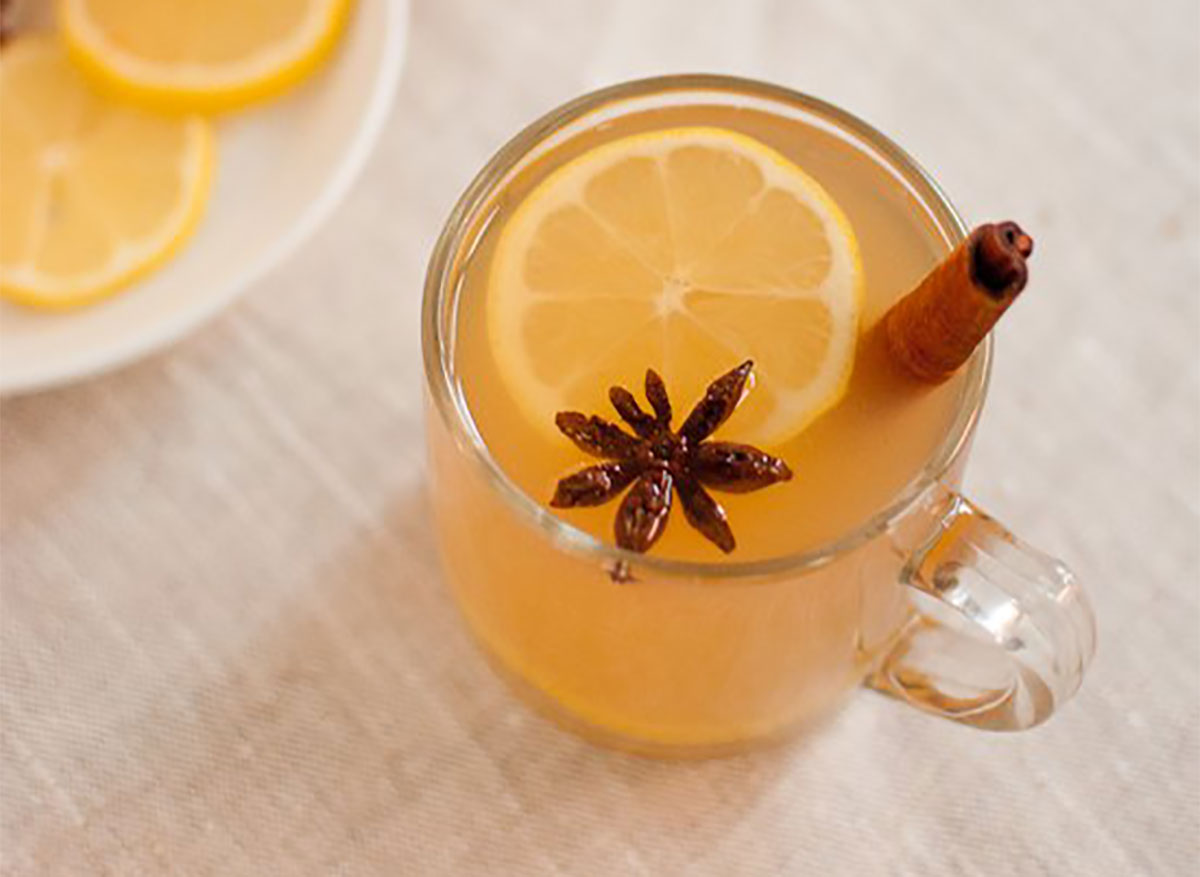 apple cider hot toddy