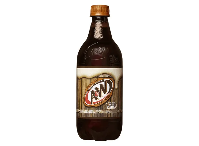 aw root beer soda bottle