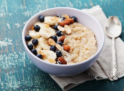 banana almond oatmeal