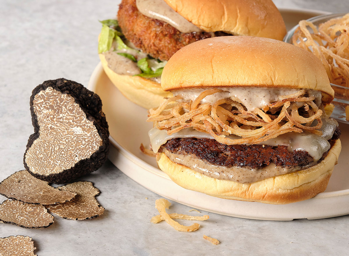 black truffle burger shake shack