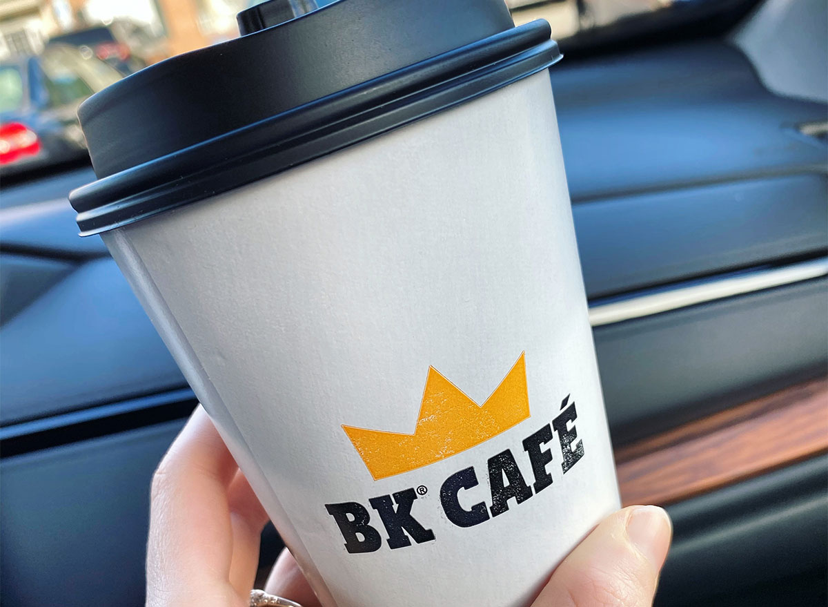 burger king coffee cup
