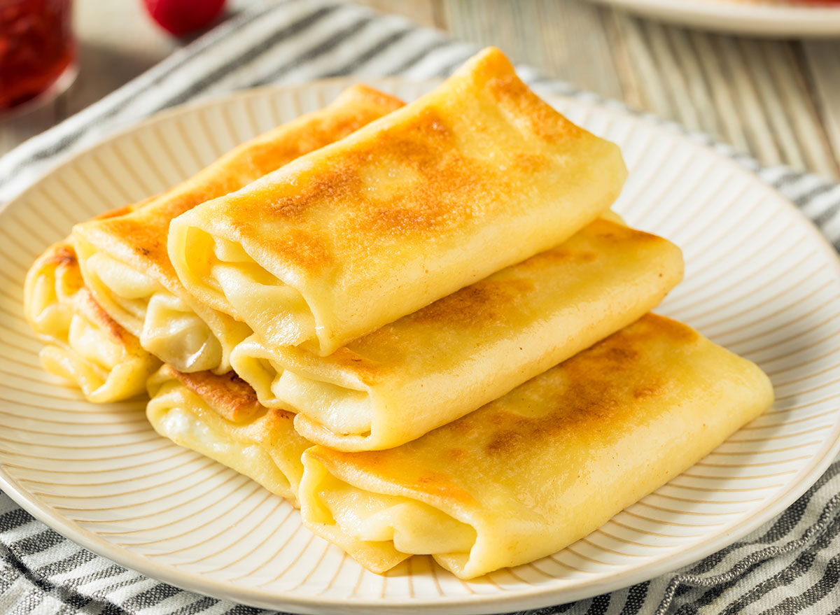 cheese blintzes