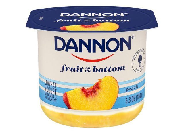 dannon fruit on the bottom peach