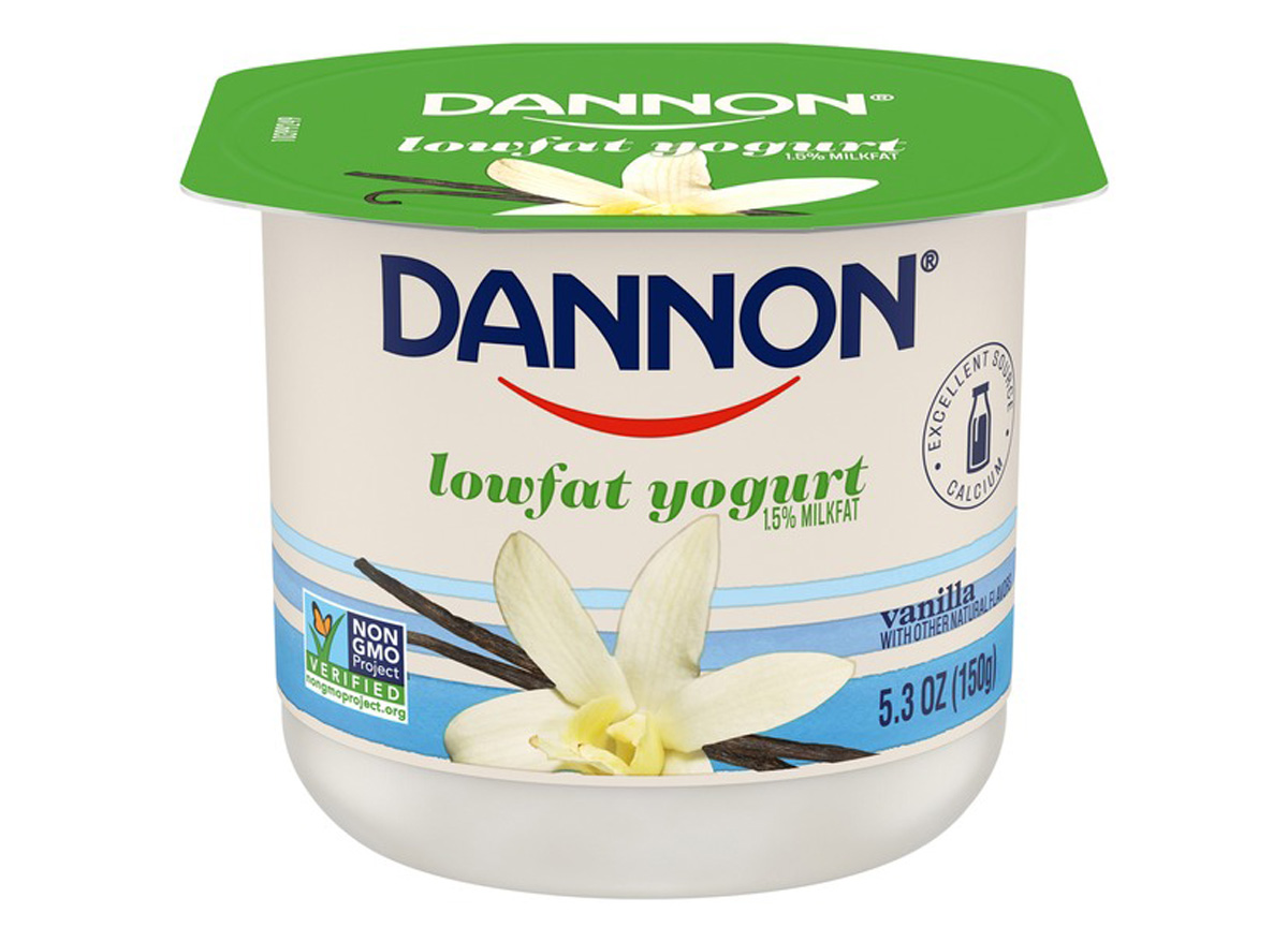 dannon low fat yogurt vanilla